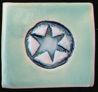 turquoise star tile