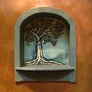 tree tile on copper
