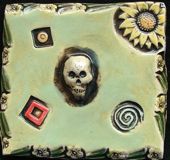 skull tile