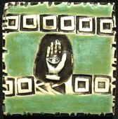 hand with eye tile